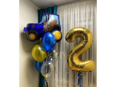 Цифра Синій трактор, 8 шт.